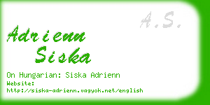 adrienn siska business card